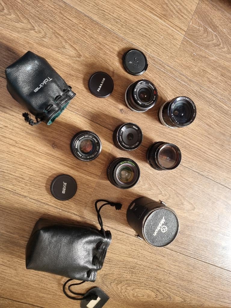 Diverse lenzen analoog pentax panagor makinon meike, Ophalen of Verzenden, Gebruikt, Spiegelreflex, Pentax