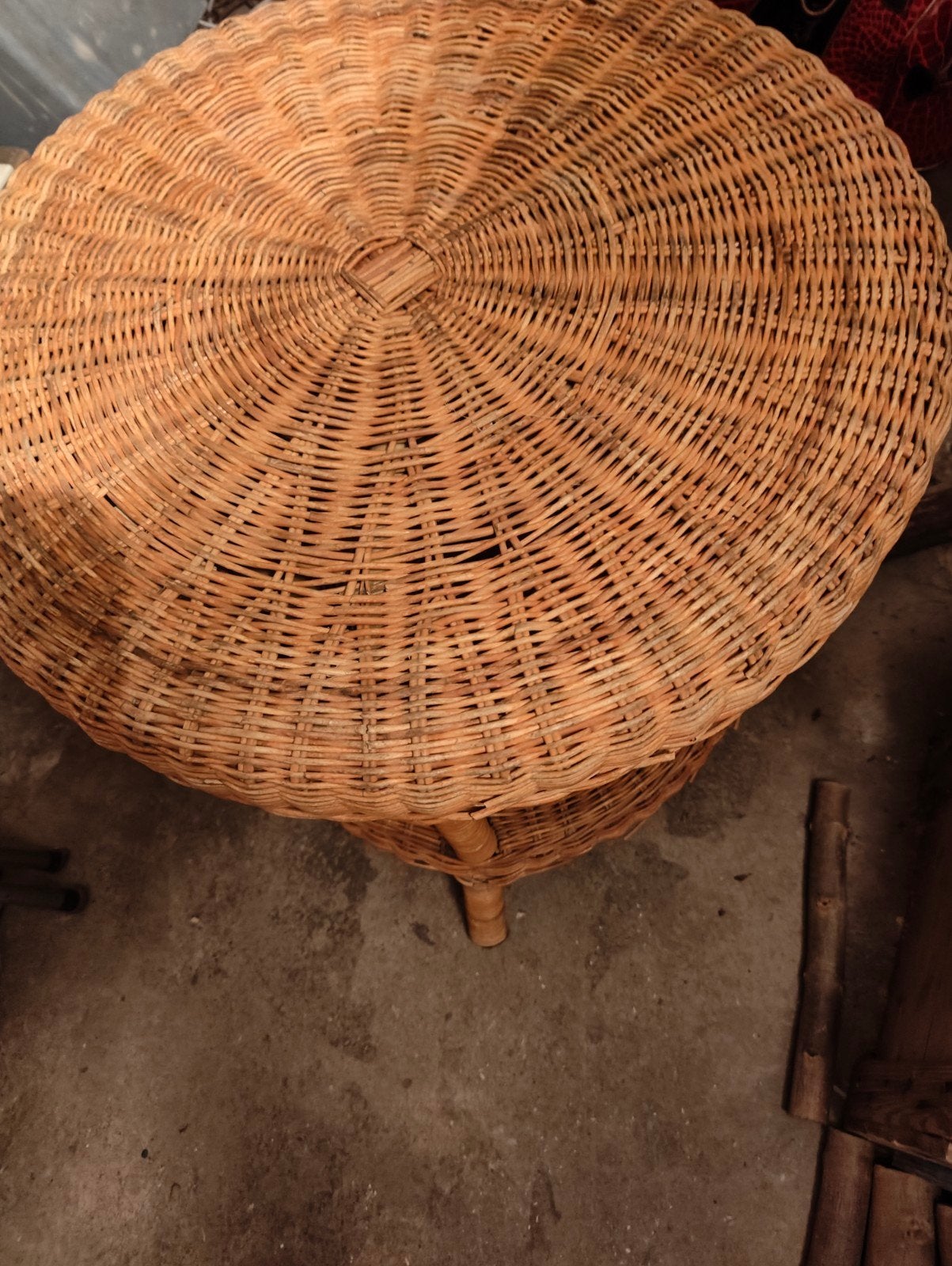 tafeltje, Huis en Inrichting, Overige materialen, Minder dan 55 cm, Rond, Ophalen