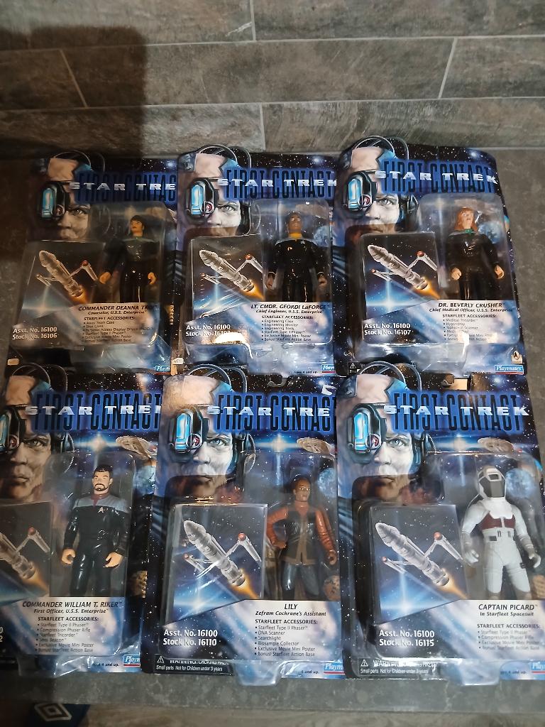 Star Trek First Contact Playmates Aktie Figuren, Verzamelen, Ophalen of Verzenden, Zo goed als nieuw, Film, Actiefiguur of Pop