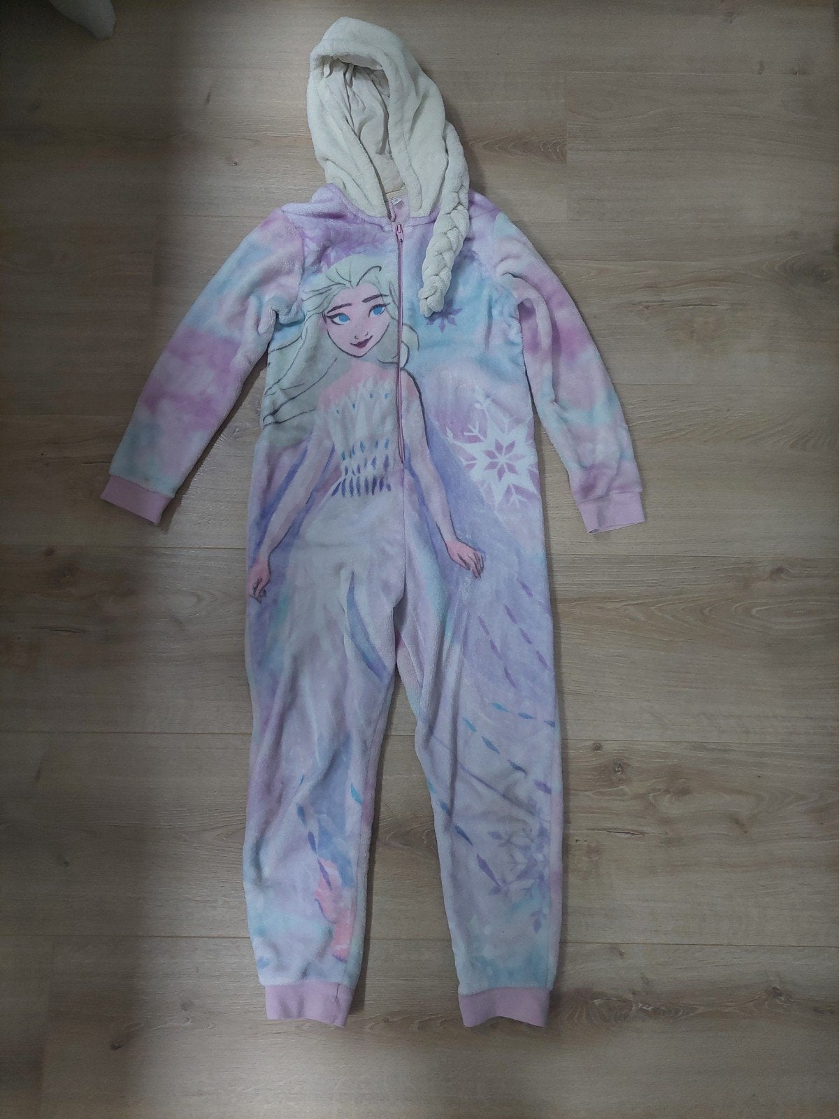 Elsa onesie C&A - Frozen - Maat 140 (valt als 128), C&A, Meisje, Sport- of Zwemkleding, Ophalen of Verzenden