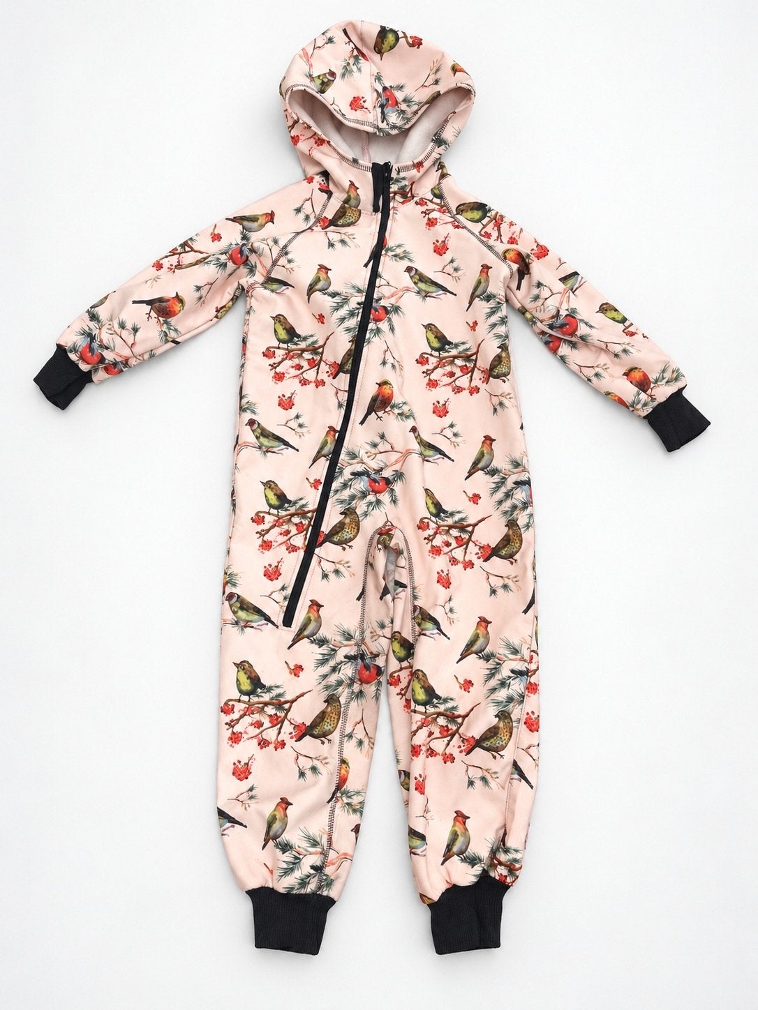 Regenpak meisje jumpsuit met vogelprint - IELM, Ophalen of Verzenden, Zo goed als nieuw, Meisje, Setje