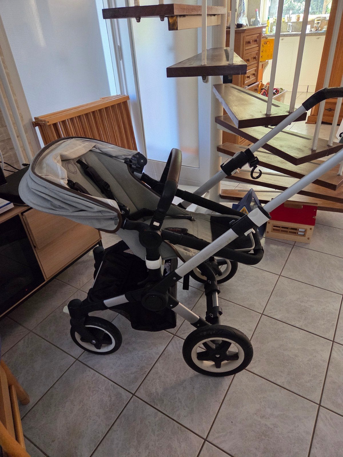 Bugaboo buffaloo kinderwagen/wandelwagen, Ophalen, Gebruikt, Bugaboo, Verstelbare duwstang