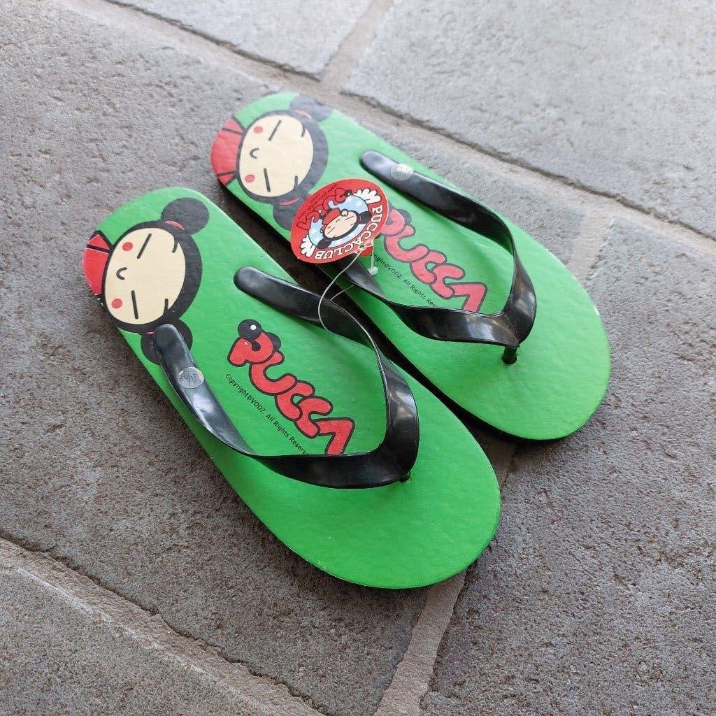 Slippers Pucca - Groen - Maat 37/38 - Nieuw, Kleding | Dames, Schoenen, Nieuw, Groen, Ophalen of Verzenden