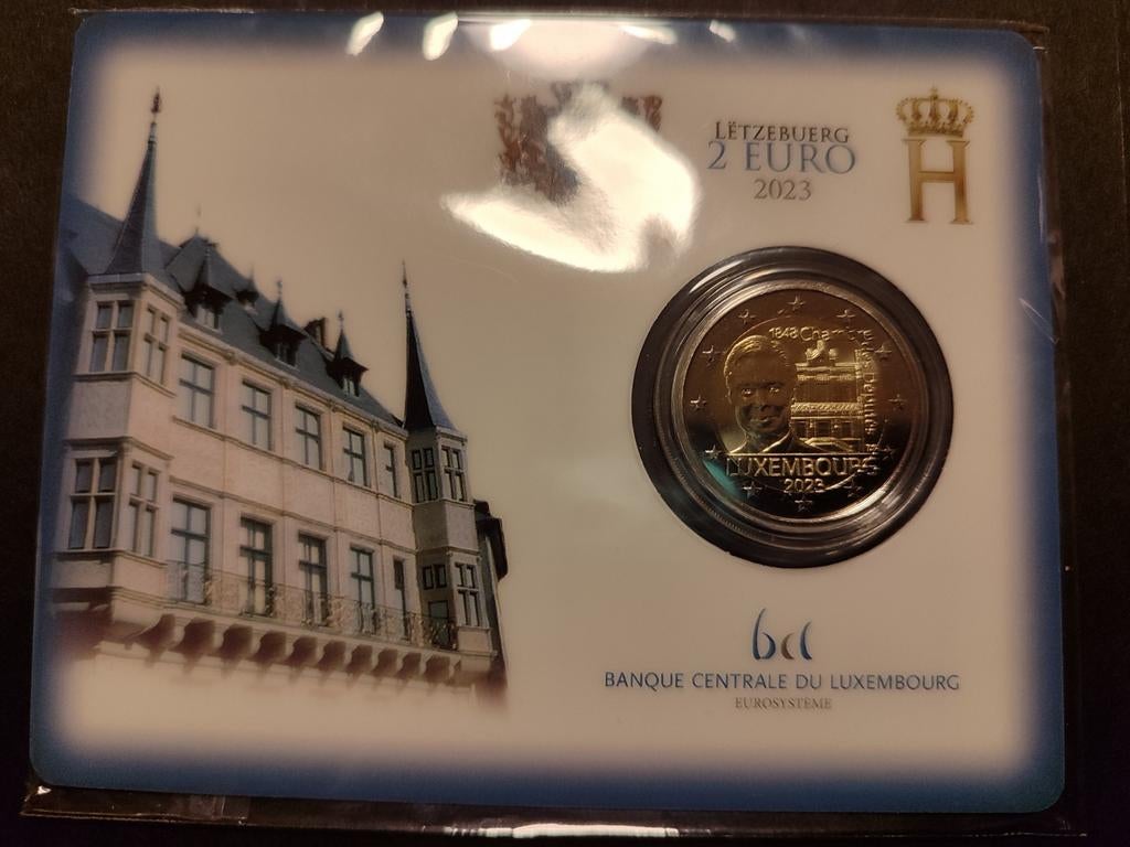 Luxemburg 2 euro 2023 BU Parlement Coincard, Postzegels en Munten, Munten | Europa | Euromunten, Ophalen of Verzenden, Luxemburg