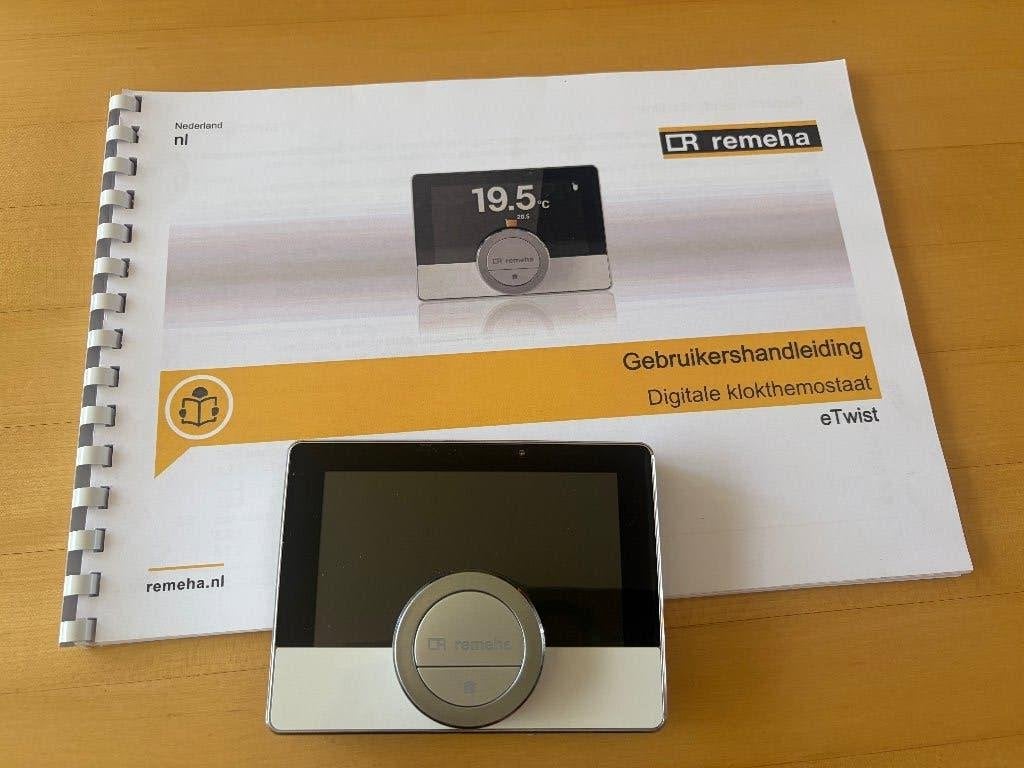 Remeha e-Twist slimme thermostaat, Doe-het-zelf en Verbouw, Ophalen, Slimme thermostaat, Gebruikt