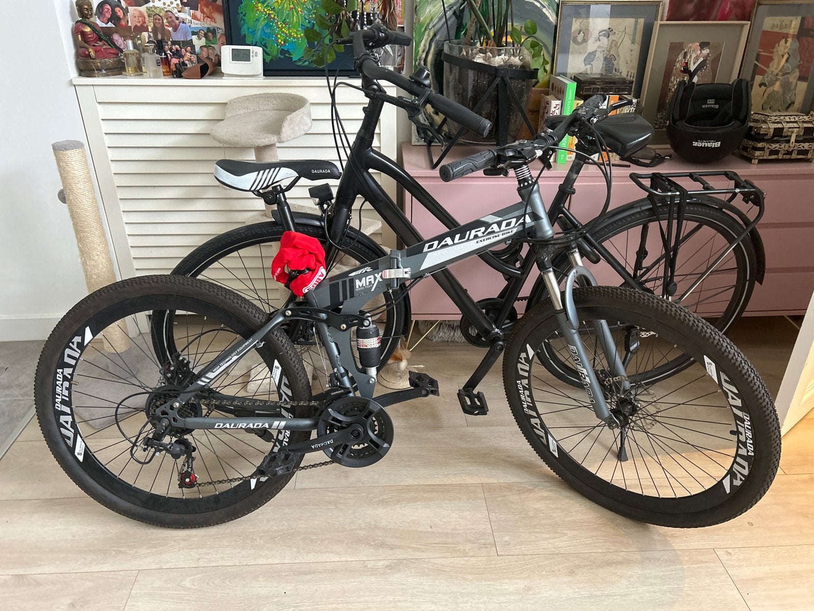 Opknapper Daurada mountainbike - banden en trapper fix, Overige merken, Gebruikt, Ophalen of Verzenden, Schijfrem