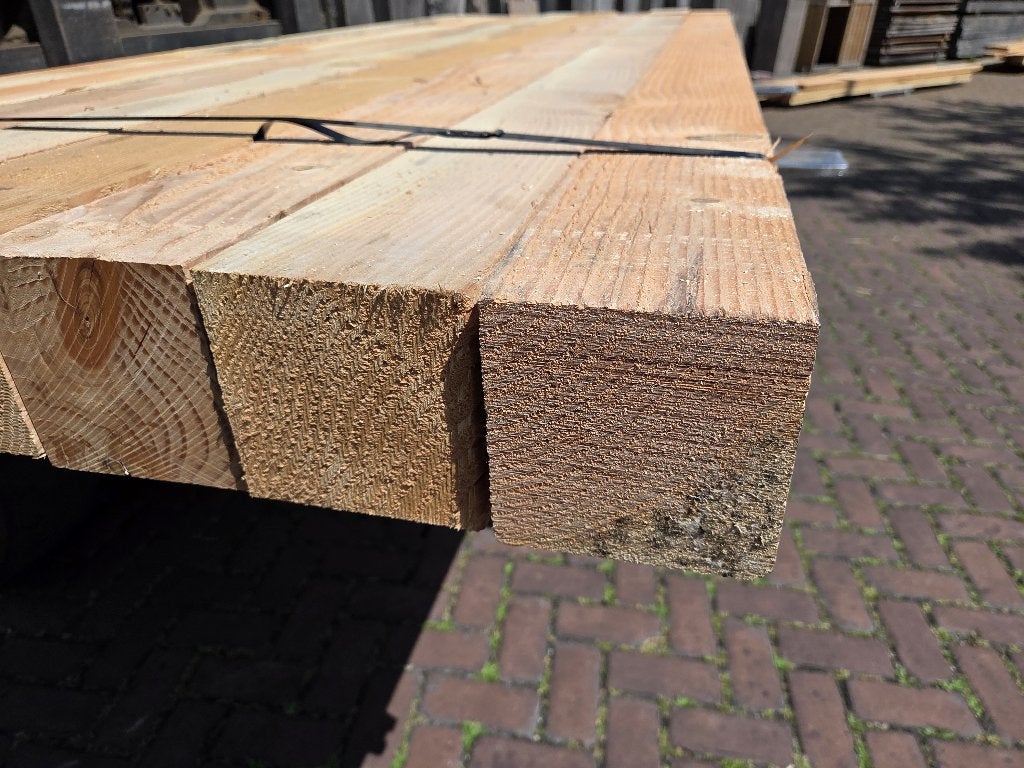 8 Douglas palen / balken 12x12 cm  2.50 meter lang - nr: TB3, Ophalen, 180 tot 250 cm, Overige typen