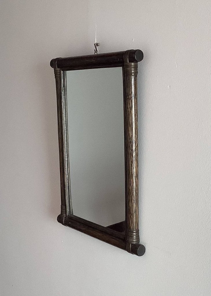 Vintage Manou spiegel, Ophalen, Minder dan 50 cm, Gebruikt, Minder dan 100 cm