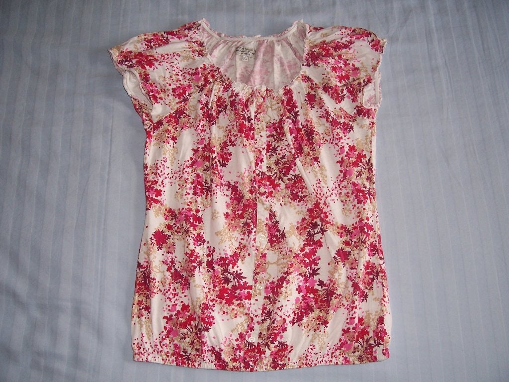 Leuk shirt merk tom tailer maat 164 roze/wit gebloemd, Kinderen en Baby's, Kinderkleding | Maat 164, Tom Tailor, Meisje, Ophalen of Verzenden