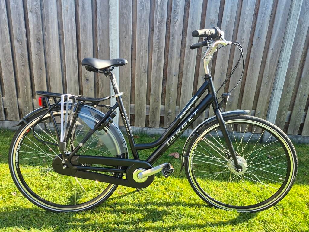 Dames fiets School fiets Stadsfiets Shimano, Versnellingen, Ophalen, Overige merken, 53 tot 56 cm