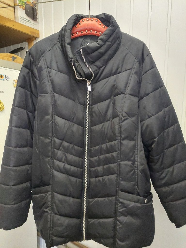 Dames winterjas, Zwart, Maat 46/48 (XL) of groter, Nieuw, Ophalen of Verzenden