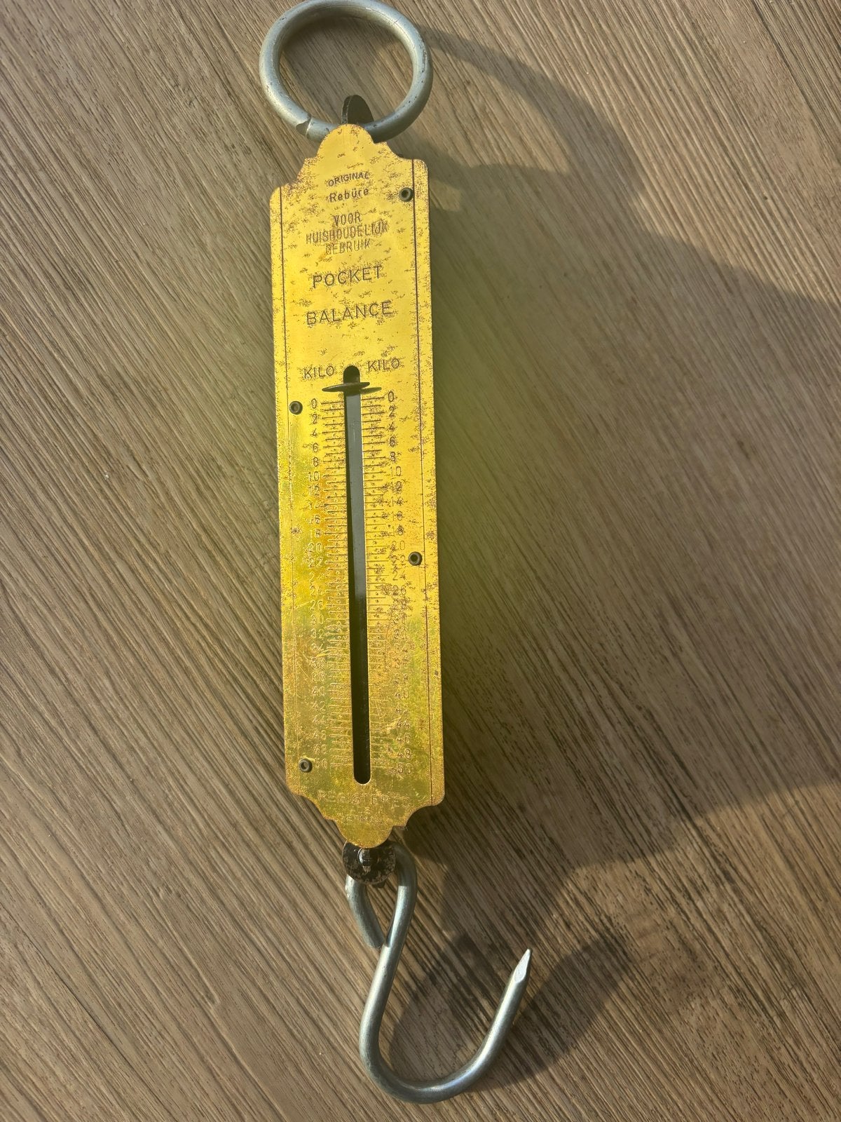 Antieke zakweegschaal - Pocket Balance, Ophalen