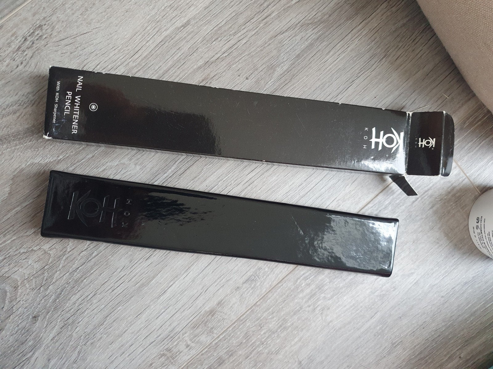 KOH Nail Whitener Pencil met puntenslijper, Gehele gezicht, Wit, Nieuw, Ophalen of Verzenden