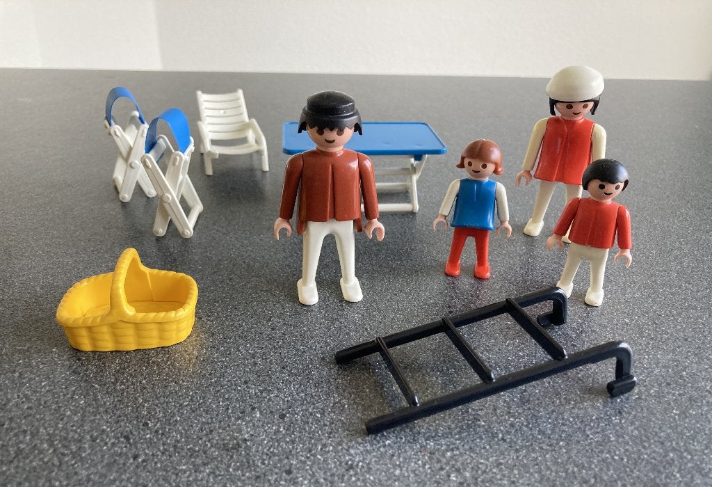 Playmobil onderdelen uit sets 3148 3465 3466 gele camper etc, Ophalen of Verzenden, Gebruikt, Complete set