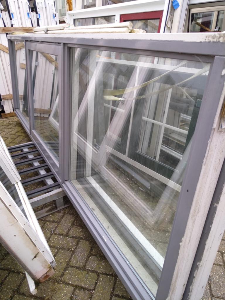 2 x  dakkapellen kozijn, Doe-het-zelf en Verbouw, Gevelraam of Ruit, Gebruikt, Dubbelglas, 160 cm of meer