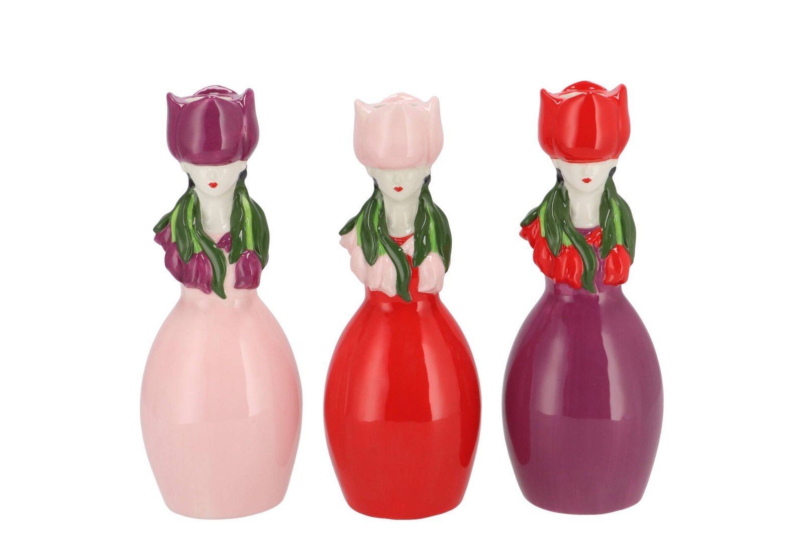 Vrouwen tulpen vaasjes, Ophalen of Verzenden