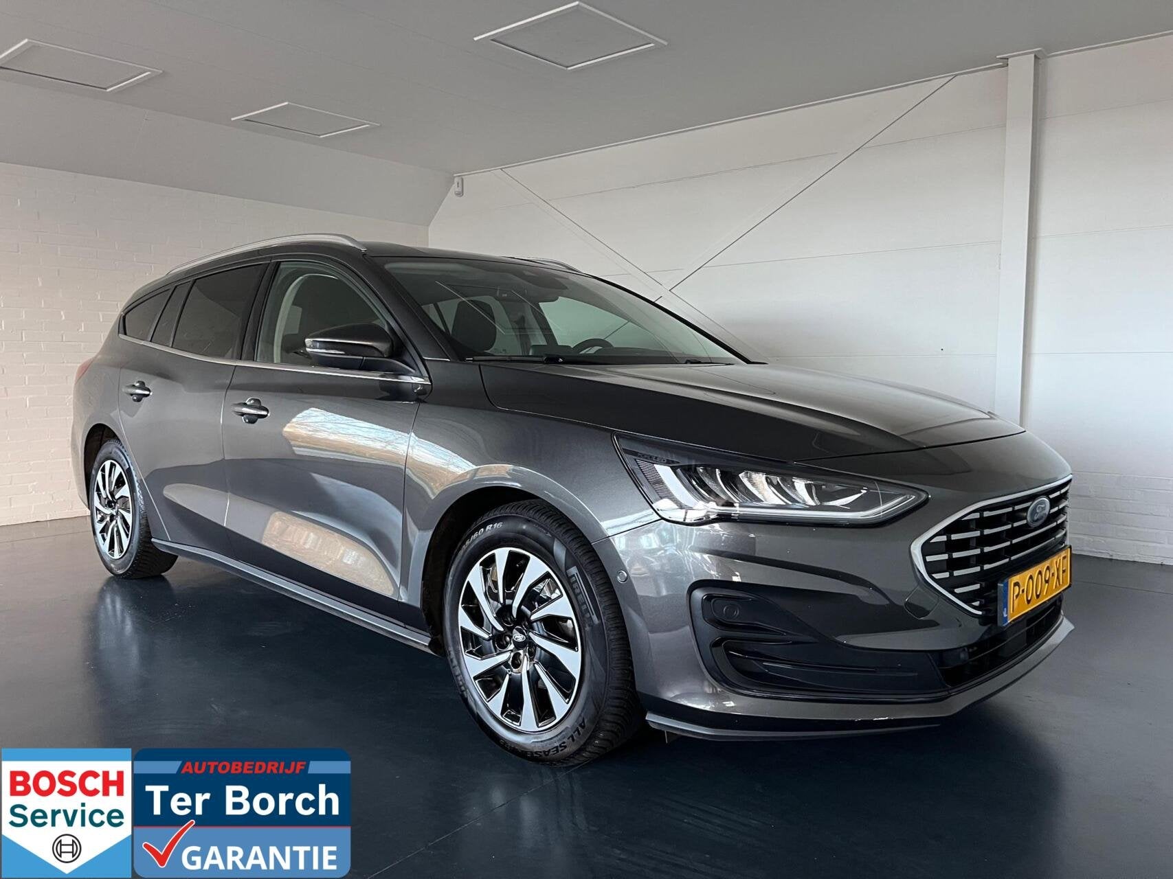 Ford Focus Wagon 1.0 EcoBoost Hybrid Titanium,Stoel/Stuur/Vo, Euro 6, Met garantie (alle), Origineel Nederlands, Handgeschakeld