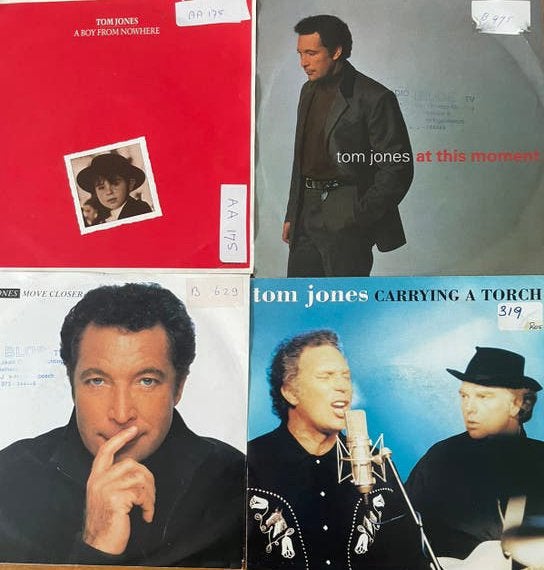Vier singels Tom Jones, Ophalen of Verzenden, Zo goed als nieuw