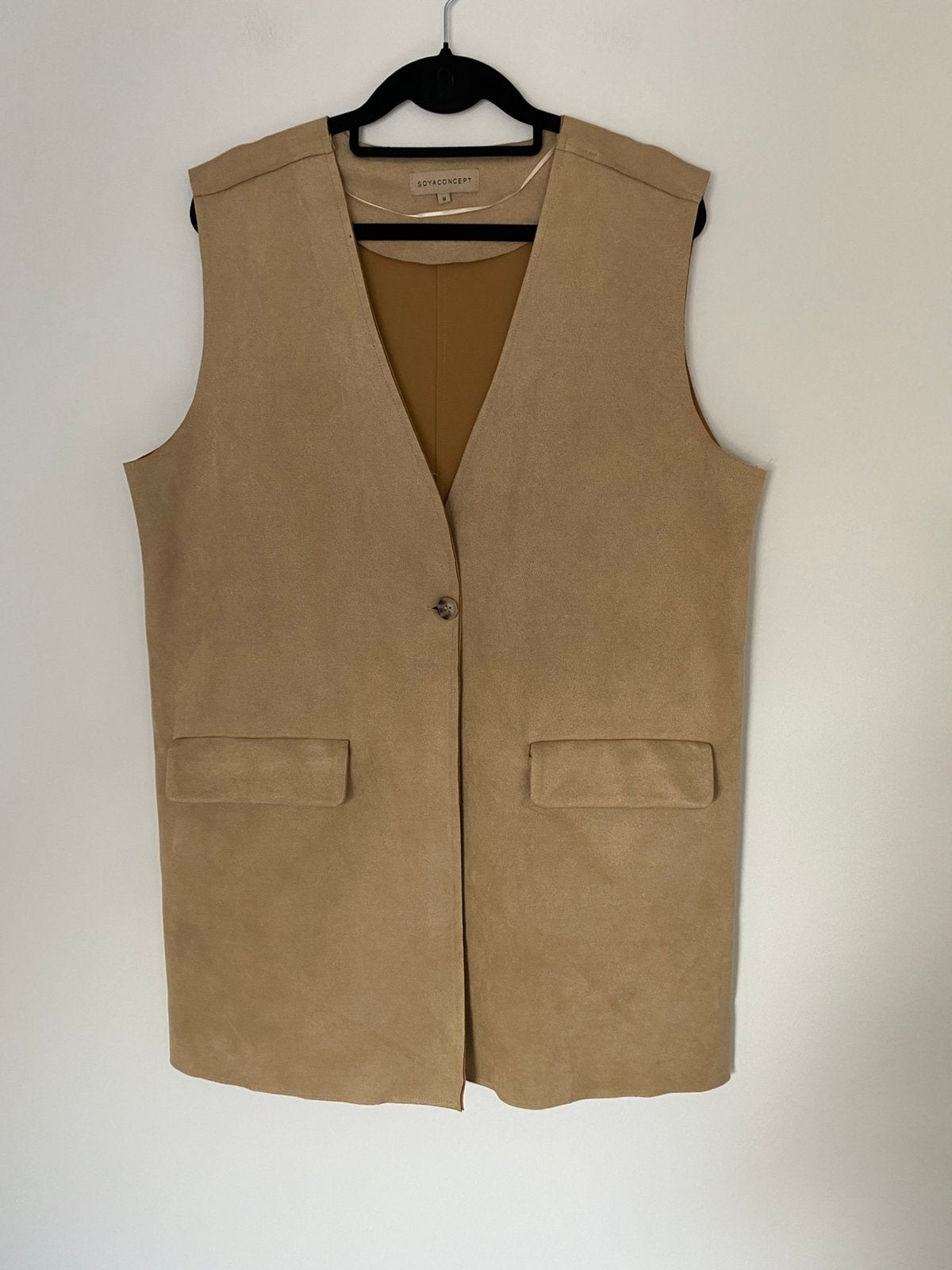Bodywarmer / gilet. Maat m, Kleding | Dames, Bodywarmers, Maat 38/40 (M), Bruin, Zo goed als nieuw, Soyaconcept