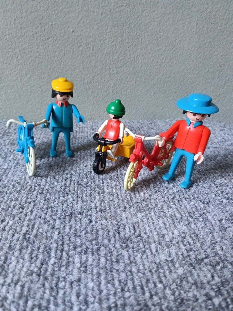 Playmobil Vintage Familie op de Fiets - Retro Speelgoed, Complete set, Brandstätterstr. 2-10, 90513 Zirndorf, Duitsland, Ophalen of Verzenden