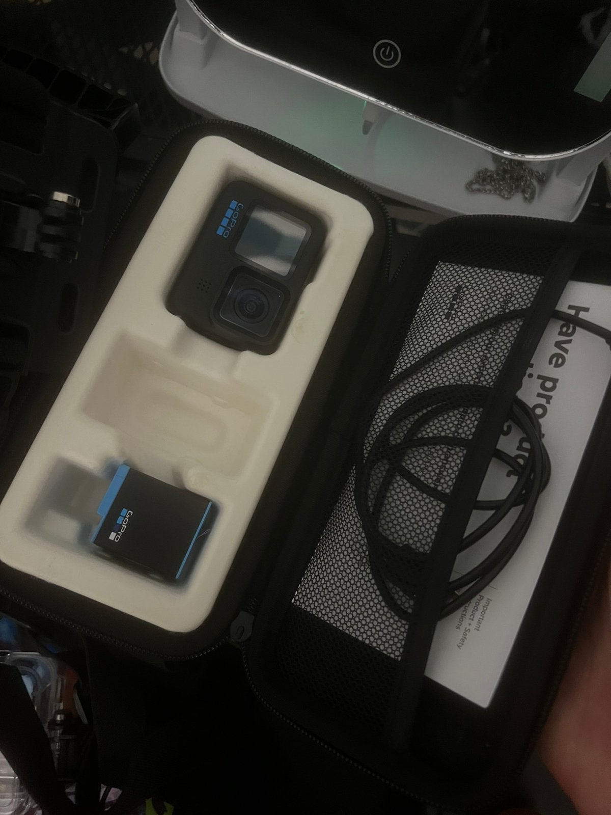 GoPro met accessoires, Ophalen, Zo goed als nieuw, GoPro