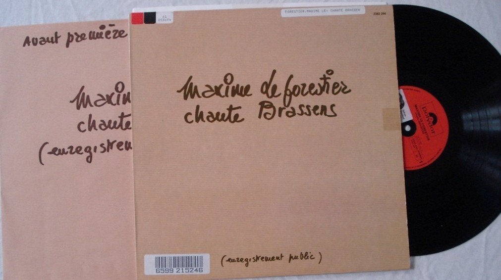 Maxime le Forestier chante Brassens, LP, Gebruikt, Ophalen of Verzenden, 12 inch