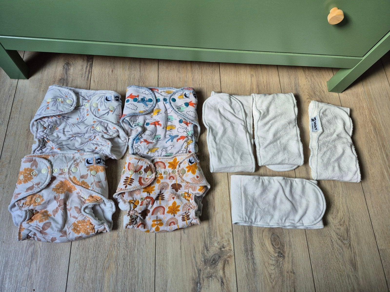 4x anavy nachtluier met lange inlegger, Ophalen of Verzenden, Gebruikt, Overige typen