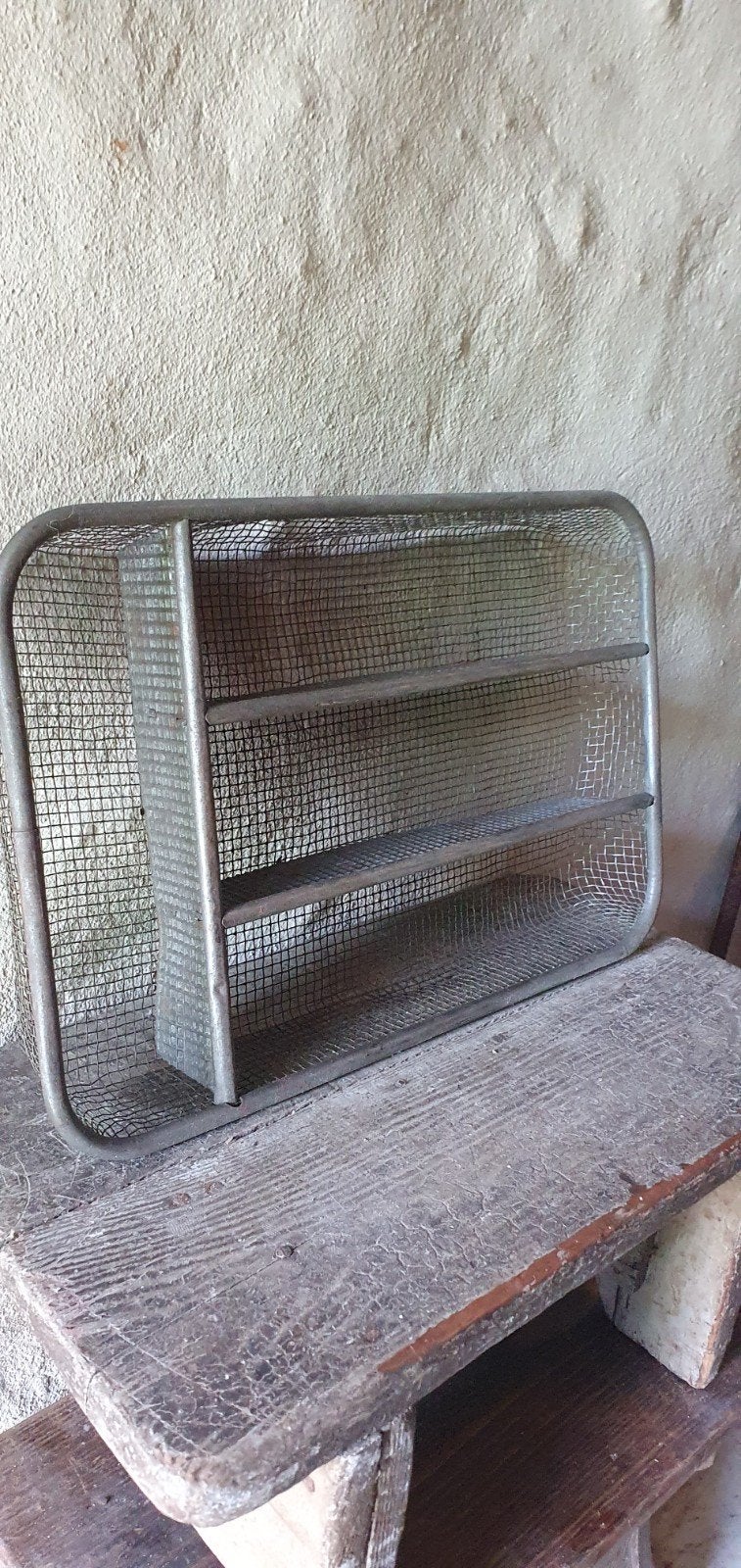Franse vintage bestekbak fil de fer draad metaal, Ophalen of Verzenden