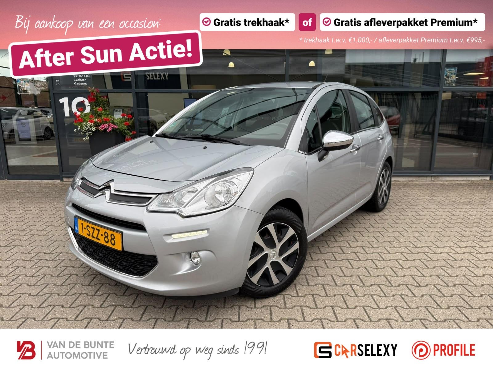 Citroen C3 1.2 VTi Collection *Trekhaak & Cruise Control*, Auto diversen, Info@citroen.nl, 1199 cc, Citroën, Handgeschakeld
