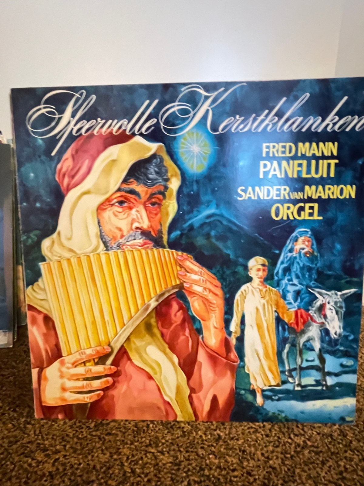 Sfeervolle Kerstklanken - Fred Mann Panfluit & Sander van Ma, LP, Gebruikt, Overige componisten, Ophalen of Verzenden