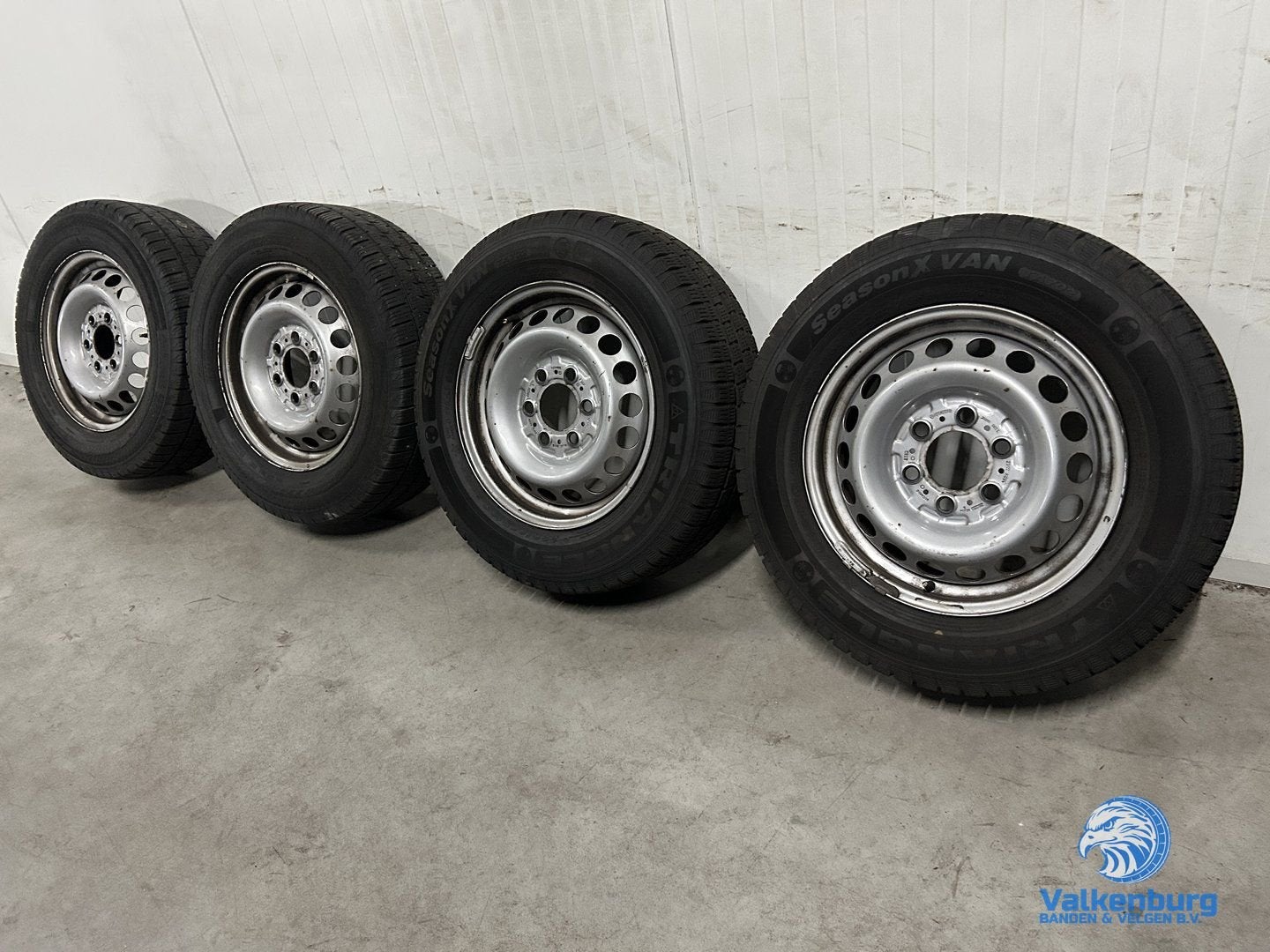 7-8mm! Originele Mercedes Sprinter B907 B910 16 inch stalen, -, Banden en Velgen, Ophalen of Verzenden, All Season