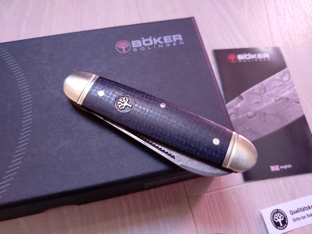 Boker club jute micarta zakmes Solingen mes, Ophalen of Verzenden, Nieuw