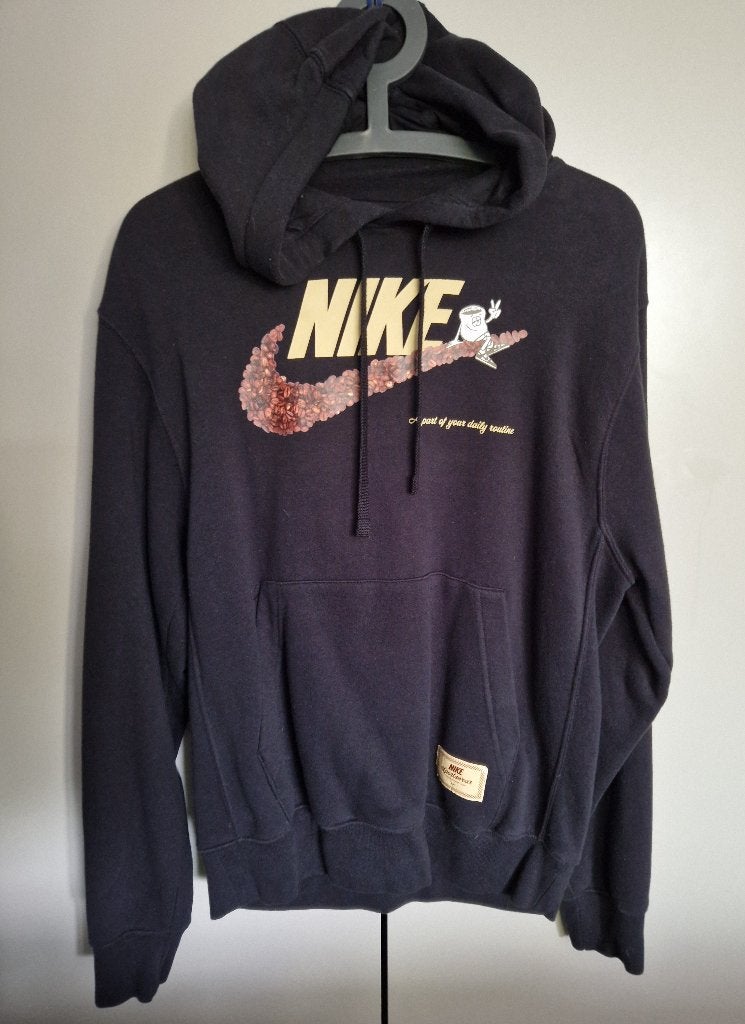 Nike hoodie zwart print maat s, Kleding | Heren, Truien en Vesten, Verzenden, Zwart, Nike, Zo goed als nieuw