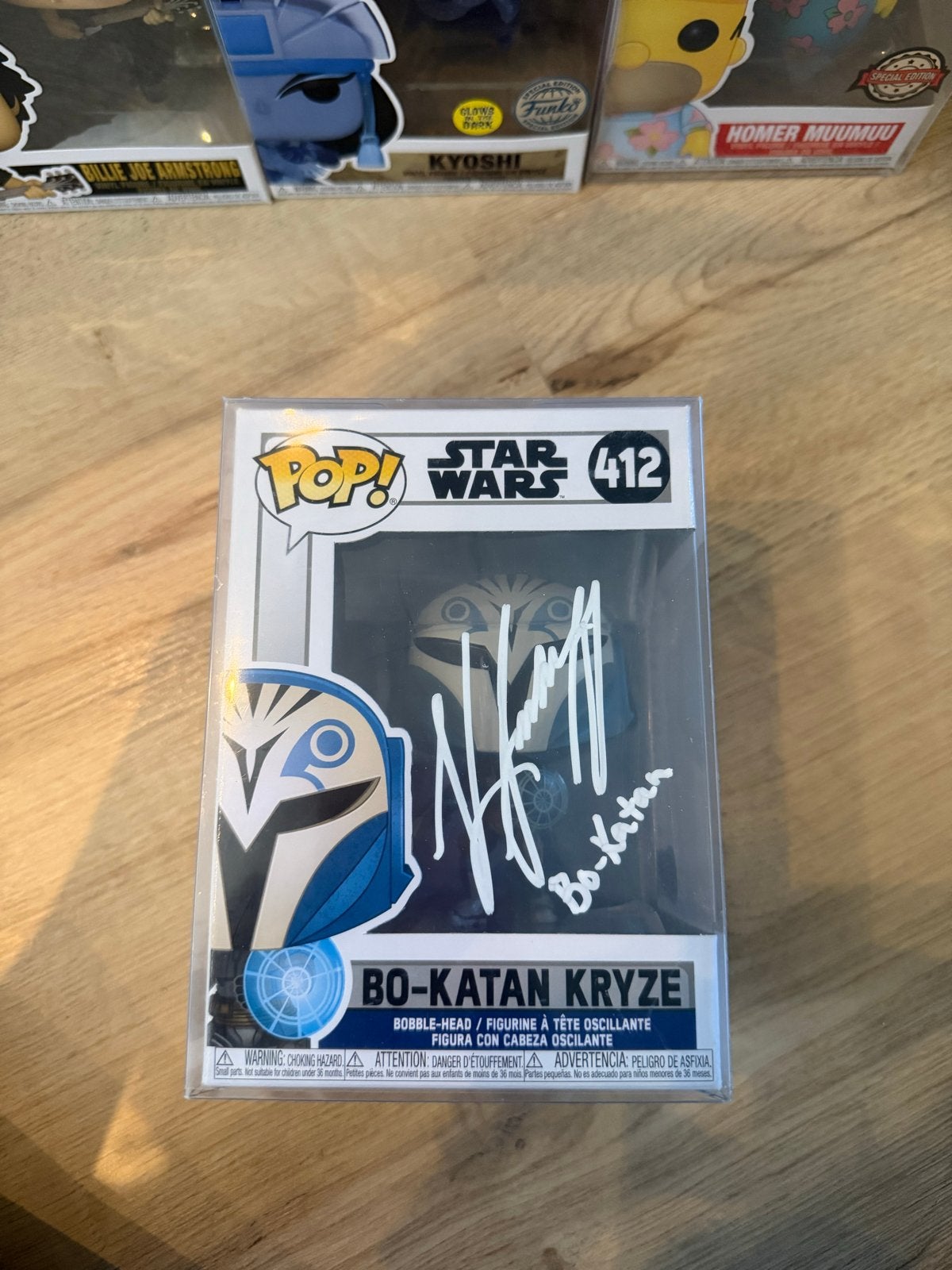 Funko Pop! Star Wars Bo-Katan Kryze #412 Gesigneerd, Ophalen of Verzenden, Nieuw