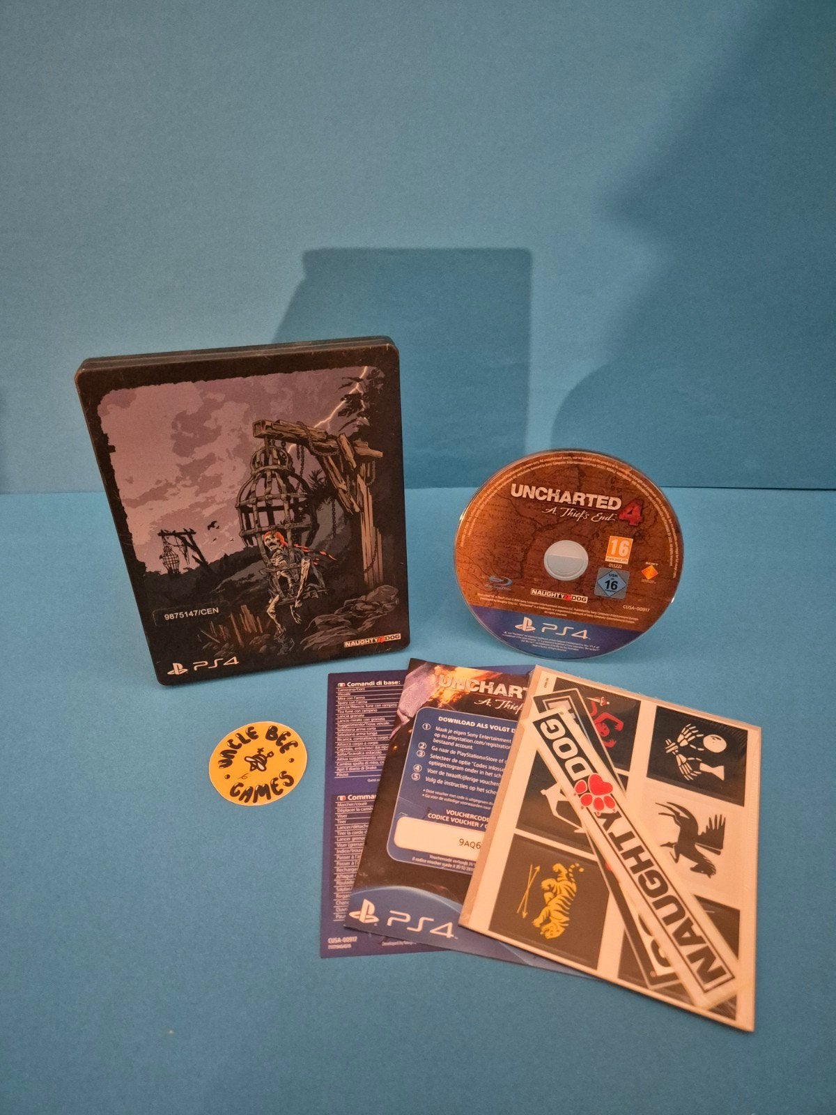 Uncharted 4 A Thief's End Steelbook Edition, Avontuur en Actie, Online, Verzenden, Vanaf 16 jaar