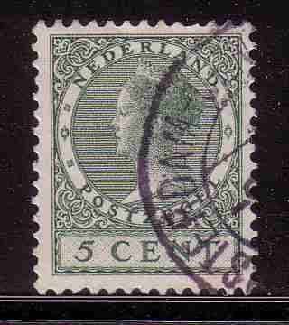 Nederland 1924 149 Wilhelmina 5c, Gest Amsterdam, Ophalen of Verzenden, T/m 1940, Gestempeld