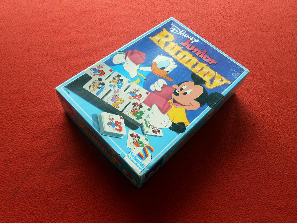 Rummikub: Disney Rummy Junior (doos met kaarten), Drie of vier spelers, Ophalen of Verzenden