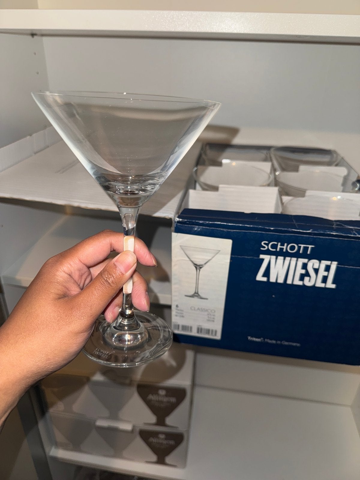 Nieuwe Schott Zwiesel Classico Martini Glazen - Set van 6, Ophalen, Nieuw, Overige merken, Glas
