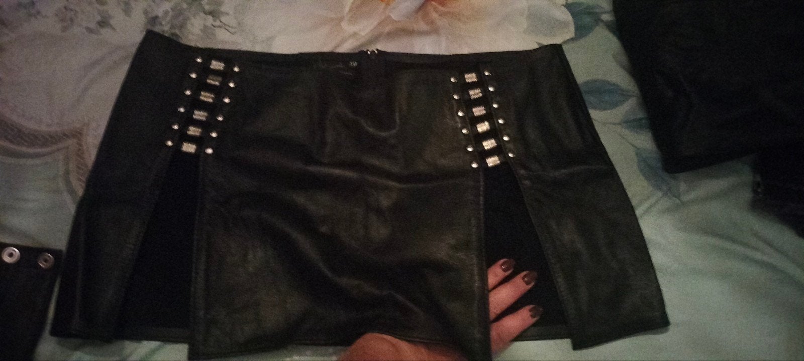 Leren set, Kleding | Dames, Ophalen of Verzenden, Zwart
