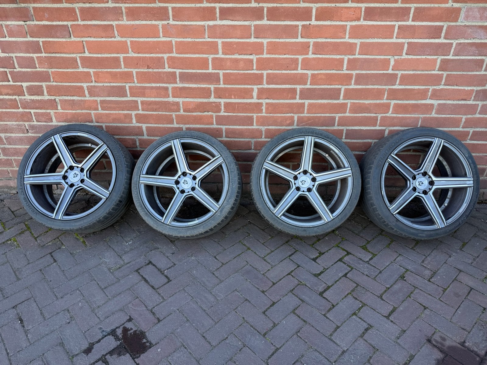 MBDESIGN Velgen met Hankook Ventus S1 Evo3 Zomerbanden, Auto-onderdelen, Gebruikt, Banden en Velgen, Personenwagen, Ophalen