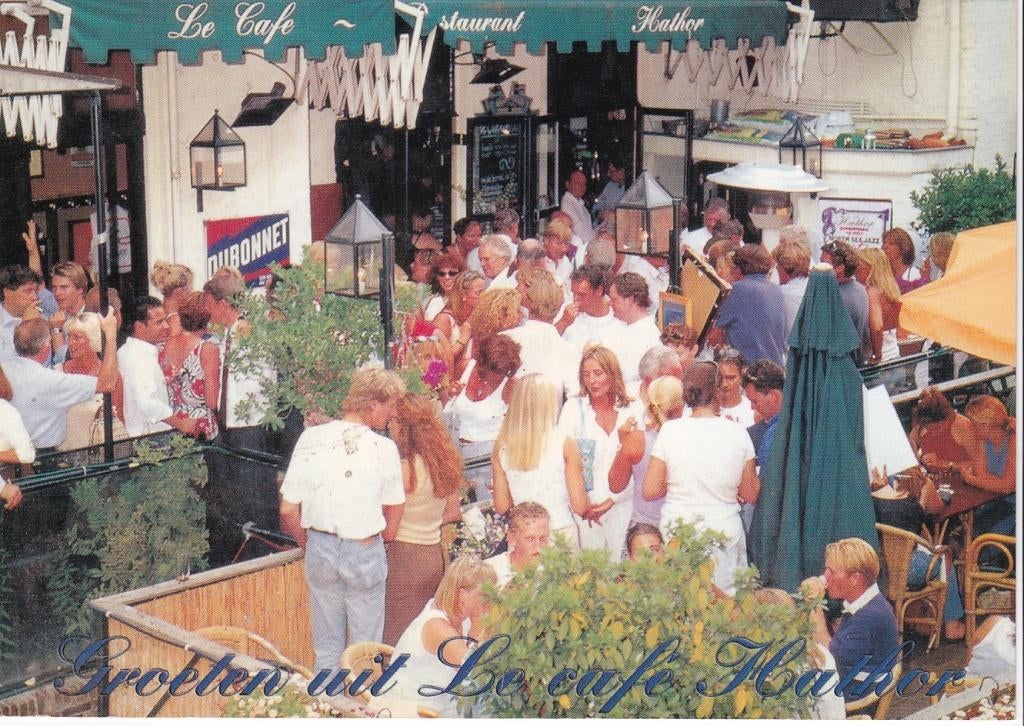 Den Haag Groeten uit Le Café HATHOR -Maliestraat . interieur, Verzenden, 1980 tot heden, Ongelopen, Zuid-Holland