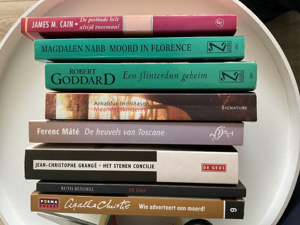 7 thrillers Boekenpakket, Ruth Rendell, Indridason, Christie, Ophalen of Verzenden, Gelezen, Populaire fictie
