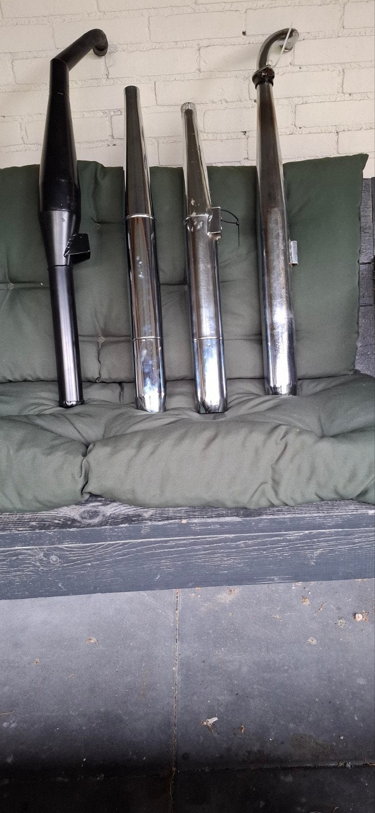 Uitlaten Kreidler 32mm, Fietsen en Brommers, Ophalen of Verzenden, Gebruikt