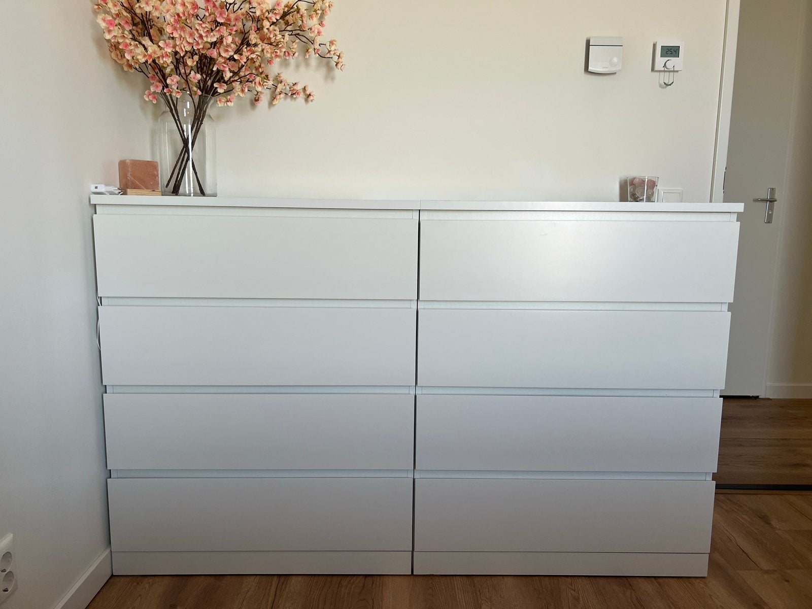 Witte ladekast Ikea 80 x 48 x 100 cm, Ophalen, Gebruikt, 50 tot 100 cm, 3 of 4 laden