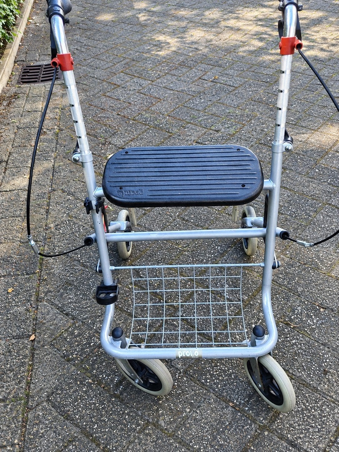 Stevige Premis Provo rollator lichtgewicht en opvouwbaar, Diversen, Ophalen, Lichtgewicht, Gebruikt