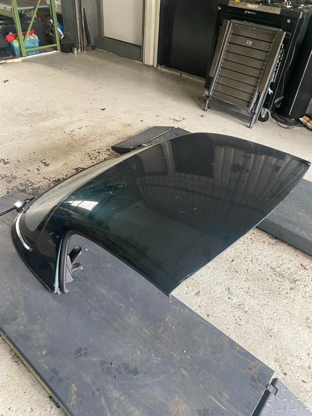 Hardtop voor Mazda MX-5 - NA. 1990 Groen - Gebruikt, Gebruikt, Achterklep, Voor, Ophalen of Verzenden