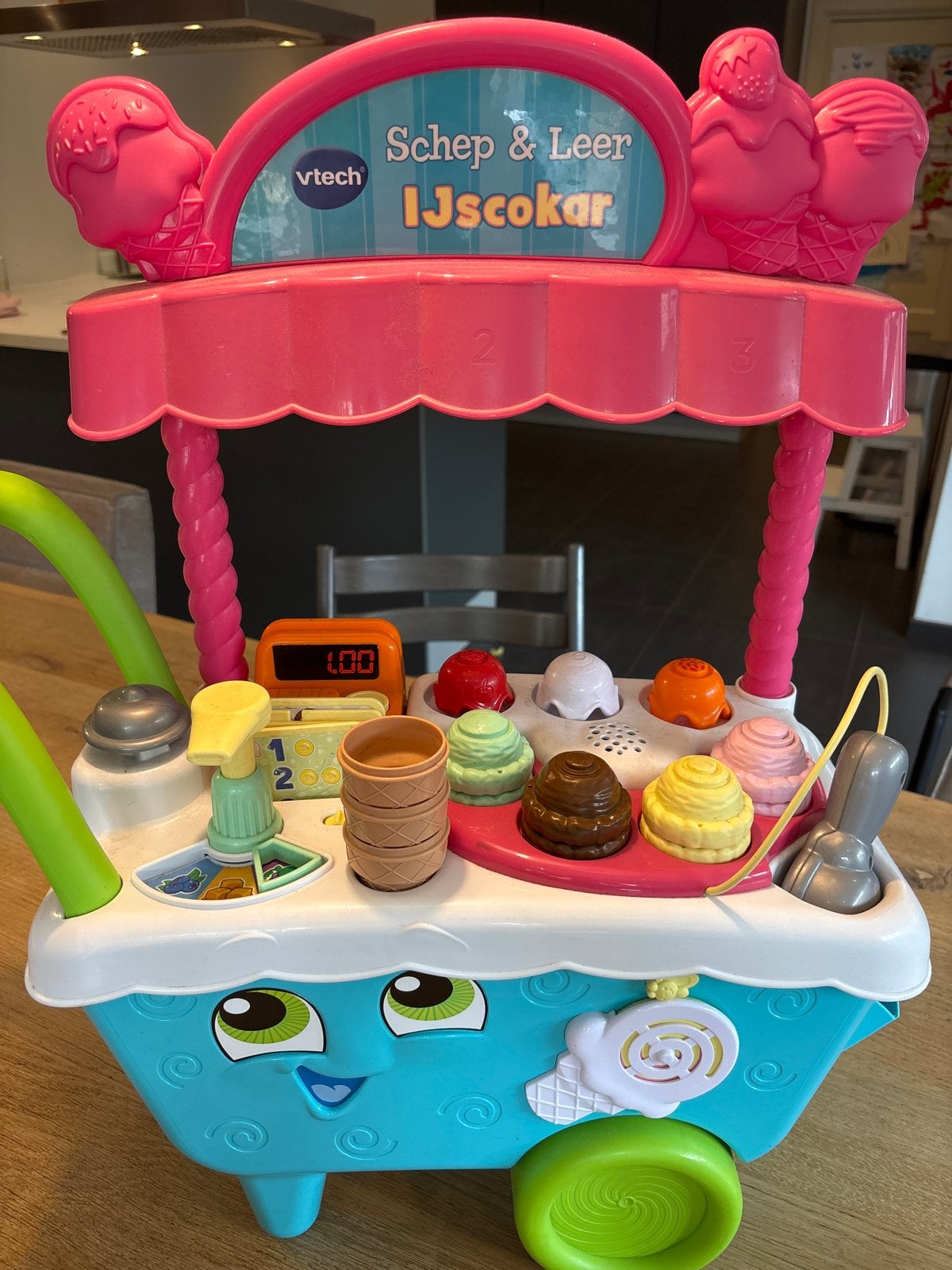 VTech Schep & Leer IJscokar - Interactief Speelgoed, Kinderen en Baby's, Speelgoed | Overig, Ophalen, Zo goed als nieuw, Jongen of Meisje