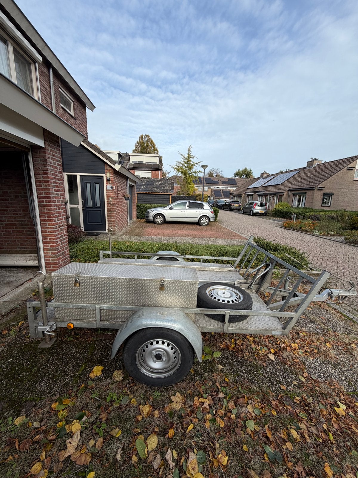 Motortrailer met afneembare bak en reserveband, Auto diversen, Ophalen, Gebruikt