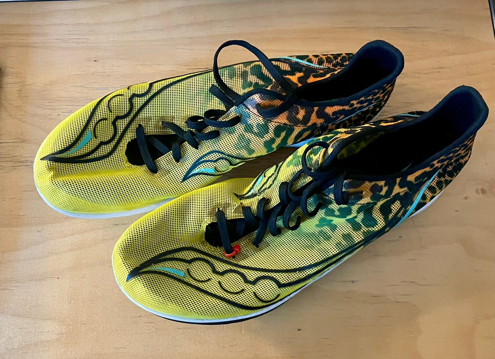 Saucony Endorphin Cheeta, maat 41, Sport en Fitness, Ophalen of Verzenden, Zo goed als nieuw, Hardloopschoenen, Saucony