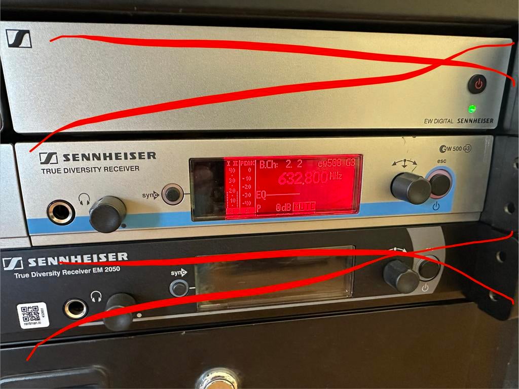 Sennheiser EW500 G3 ontvanger, Muziek en Instrumenten, Verzenden, Gebruikt, Overige typen, Draadloos